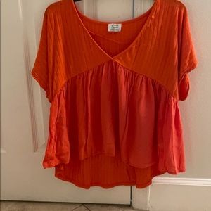 Beautiful orange top